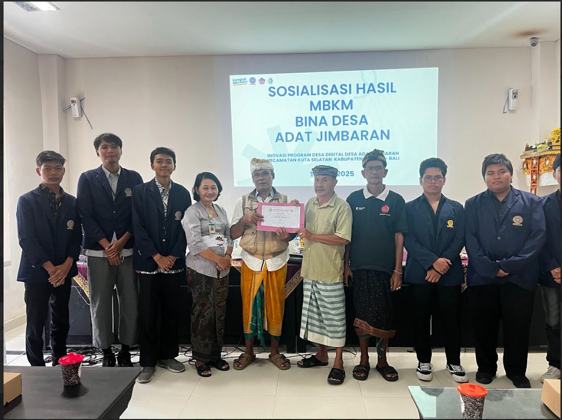 Mahasiswa Bina Desa dari Prodi Fisika Gelar Sosialisasi Sistem Program Administratif yang Efisien di Desa Adat Jimbaran